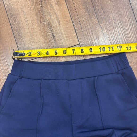 OFFLINE By Aerie Women’s ChillUp Track Trouser Navy Blue Small Wide Leg Cozy - Picture 7 of 9